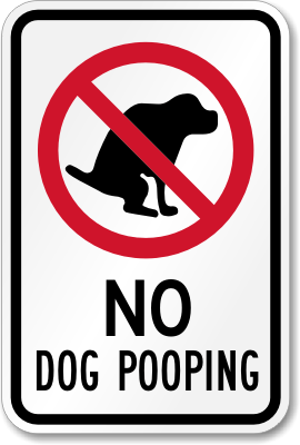 No-Dog-Pooping-Aluminum-Sign-K-2269.gif